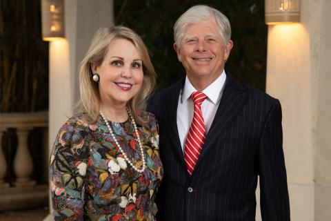 Ambassador Carrin F. Patman (JD ’82) and Jim V. Derrek (JD ’70)