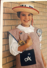 Ambassador Patman: 8 years old. On her way to a LBJ campaign event in Ganado, Texas