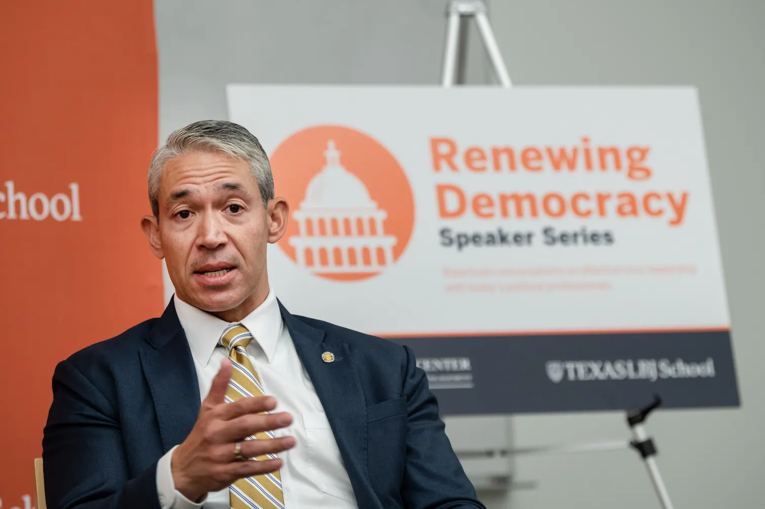 San Antonio Mayor Ron Nirenberg speaking